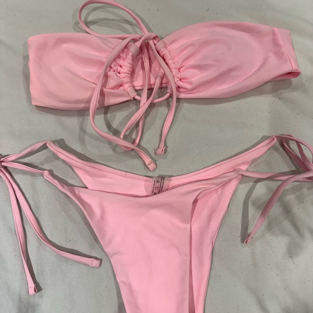 Pink women’s bikini